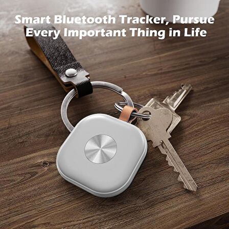Vingnut Smart Tag Bluetooth Takip Cihazı Smart Tracker Beyaz APPLE MFI ONAYLI