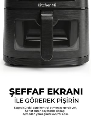 KitchenMi Air Fryer 6L Fritöz