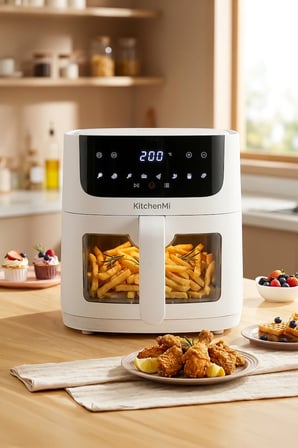 KitchenMi Air Fryer 6L Fritöz