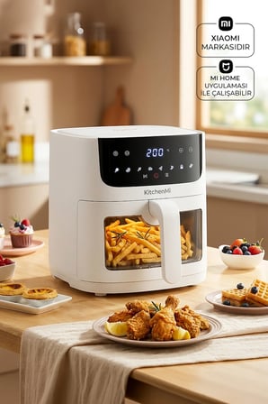 KitchenMi Air Fryer 6L Fritöz
