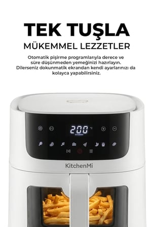 KitchenMi Air Fryer 6L Fritöz