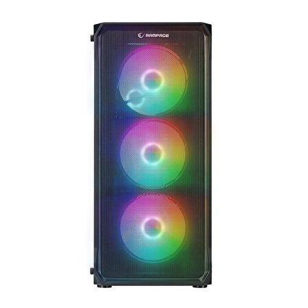 Rampage Compact RGB 4 Fanlı 750 W ATX Oyuncu Kasası