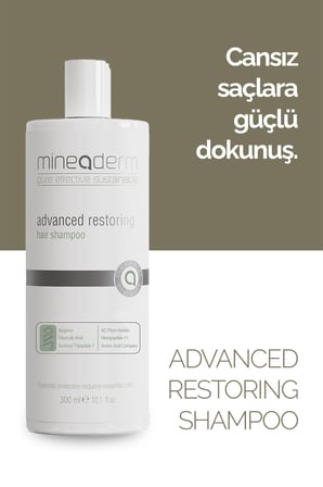 MINEADERM Saç Dökülme Karşıtı Onarıcı Bakım Şampuanı Advanced Restoring Shampoo 8680525350570