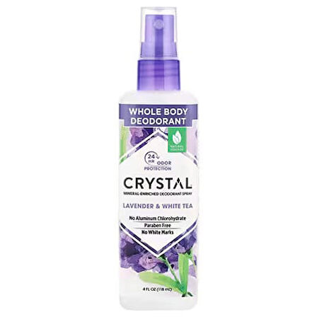 Crystal Lavanta ve Beyaz Çaylı Deodorant Sprey 118 ML
