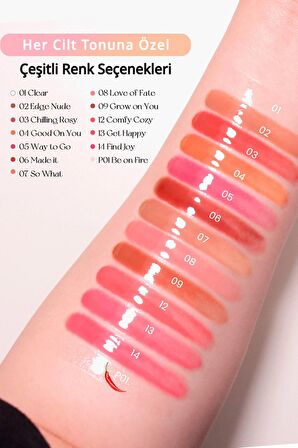 Dudaklara Dolgun ve Işıltılı Görünüm Sunan Gloss Peripera Ink Glasting Lip Gloss (6 Made it)