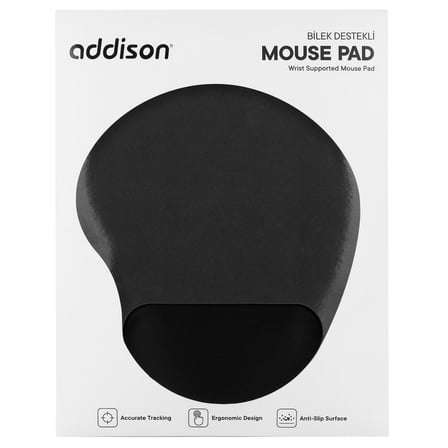 S'82 Bilek Destekli Mouse Pad Siyah