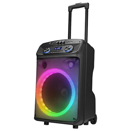 Mıkado Md-bt505, 60w, Taşınabilir, Usb/bt/tf/tws, Rgb Aydınlatma, Toplantı, Parti, Açık Hava Speaker. Kablosuz El Ve Kafa Mikrofonu Hediyeli