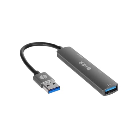 S'82 S-LINK USB Hub USB 3.0 to 2xUSB 2.0, 1xUSB 3.0, 1xType-C Siyah Metal