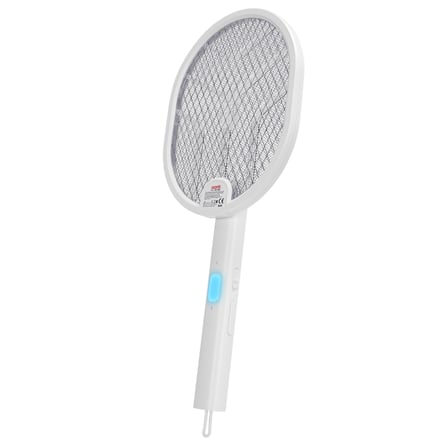 ASONIC AS-A26, Beyaz, 3000V, Raket Tipi, UV Mor Işıklı, 1200mAh, Bataryalı, Şarj Edilebilir, Katlanabilir, Sinek Öldürücü