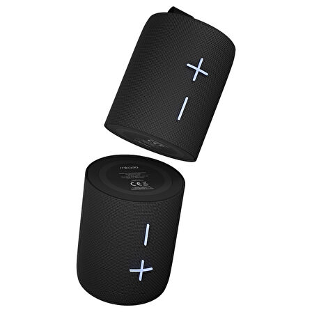 Mıkado Md-51bt, 20w, Taşınabilir, Aux/bt/tf/tws, Rgb Işıklı, 1800mah + 1800mah, Ipx66 Su Geçirmez, Mıknatıslı, Ayrılabilir 2 Parça, Bluetooth Speaker (siyah)