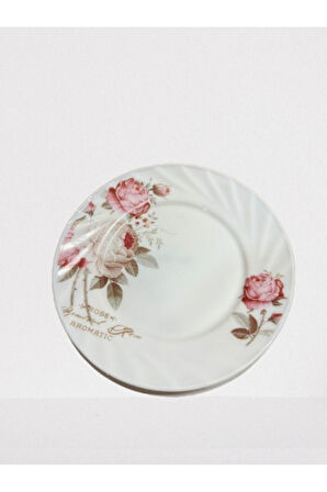 Opal Servis Tabak Rose Desen 25.3 cm 6 Adet