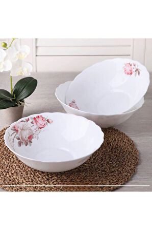 Opal Kase Rose Desen 12.6 cm 6 Adet