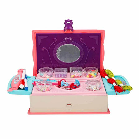 3662  Pretty Pinky 3'ü 1 Arada Boncuk Yapım Seti -Sunman