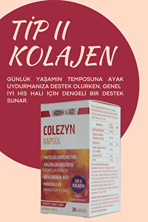 COLEZYN 30 KAPSÜL
