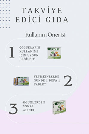 Q FOLAT VİTAMİN B12 _B6_ D3_ Iyot 40 Tablet