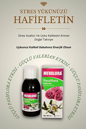 MEVALORA PASİFLORA ŞURUP 150ml
