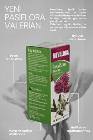 MEVALORA PASİFLORA ŞURUP 150ml