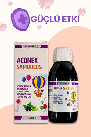 ACONEX SAMBUCUS ŞURUP 150ml