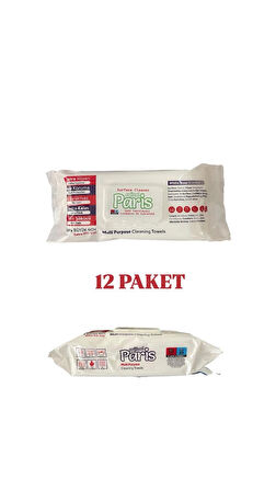 PARİS YÜZEY TEMİZLİK HAVLUSU 12 PAKET 