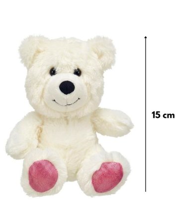 Selay Toys Pelüş Ekru Minik Ayıcık 15 cm 3333