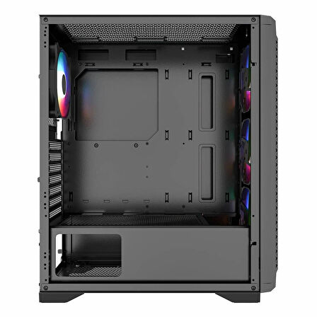 PowerBoost PB-PS5847B 600W 80+ USB 3.2 LED ATX Mid Tower Siyah Kasa