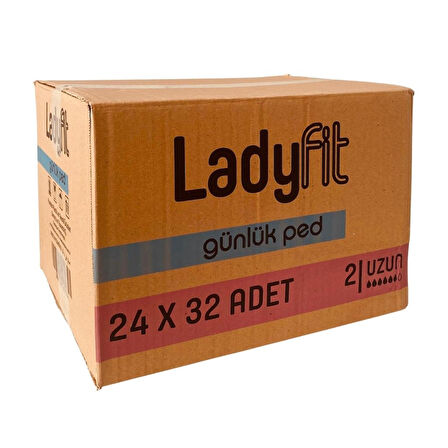 Lady Fit Günlük Ped  No: 2 Uzun 32 lı x 24 Adet