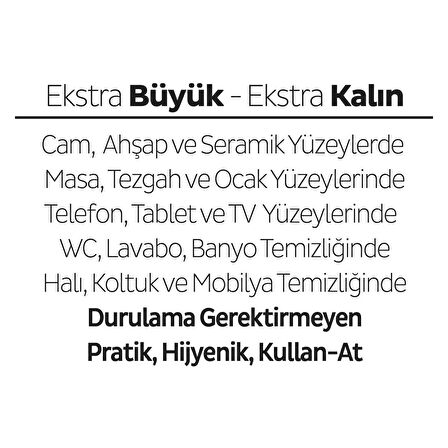 Sleepy Easy Clean Kiraz Çiçeği Yüzey Temizlik Havlusu&Mendili 12x100 (1200 Yaprak)