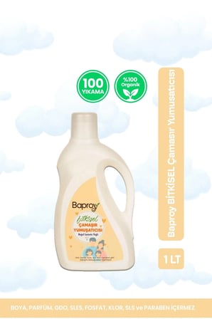 Baproy Bitkisel Çamaşır Yumuşatıcısı 1 L Doğal Lavanta Yağlı