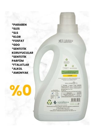 Baproy Bitkisel Çamaşır Deterjanı 1 Lt Doğal Lavanta Yağlı