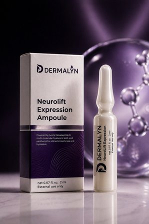 DERMALYN 3 Adet Botox Peptid Etkili Dolgunlaştırıcı Kırışıklık Mimik Karşıtı Ampul Serum Dermaroller Dermapen