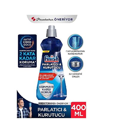 80 Tablet Bulaşık Makinesi Deterjanı + Finish Bulaşık Makinesi Parlatıcı ve Kurutucu 400 ml