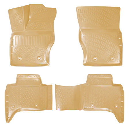 Rizline Land Rover Vogue 2012 Sonrası İle Uyumlu 3D Havuzlu Paspas Bej