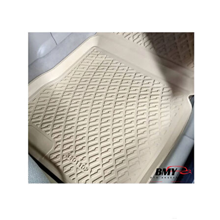 Rizline Toyota Land Cruiser Prado J250 7K 2024 İle Uyumlu 3D Havuzlu Paspas Bej 