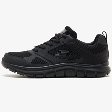Skechers Track Memory Foam Mens Black Sneaker Hafızalı Taban Kadın Günlük Spor Ayakkabı Siyah