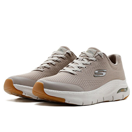 Skechers Air Cooled Arch Fit Mens Sneaker Erkek Günlük Spor Ayakkabı Bej