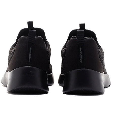 Skechers Dynamight 2.0-Real Smooth Memory Foam Womens Sneaker Black Lastik Bağcıklı Hafızalı taban Kadın Günlük Spor Ayakkabı Siyah