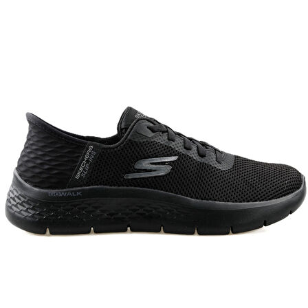 Skechers Slip-ins Go Walk Flex-Grand Entrance Womens Walking Shoes Lastik Bağcıklı Kadın Yürüyüş Ayakkabısı Siyah 