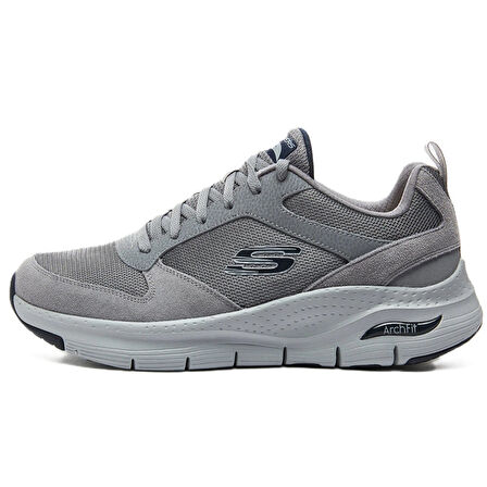 Skechers Archfit-Servitica Mens Sneaker Erkek Günlük Spor Ayakkabı Gri