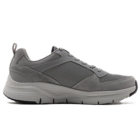 Skechers Arch Fit Servitica Gri Erkek Günlük Spor Ayakkabı 
