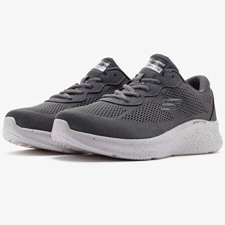 Skechers-Lite-Pro-Broadside Leather Mens Sneaker Nefes Alabilen Erkek Günlük Spor Ayakkabı Gri