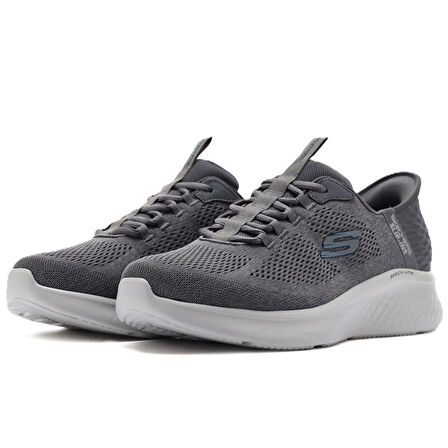 Skechers Skech-Lite Pro-Primebase Memory Foam Mens Sneaker Hafızalı Taban Erkek Günlük Spor Ayakkabı Gri
