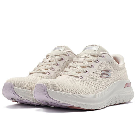 Skechers Arch Fit 2.0 Big League Womens Sneaker Kadın Günlük Spor Ayakkabı Bej