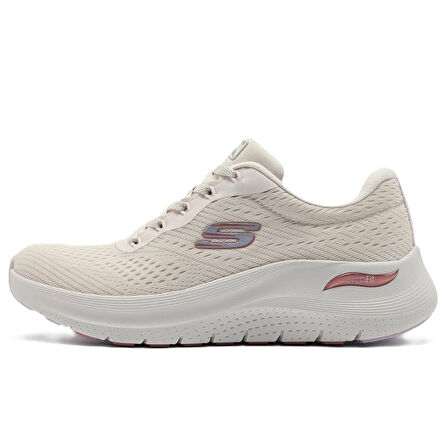 Skechers Arch Fit 2.0 Big League Womens Sneaker Kadın Günlük Spor Ayakkabı Bej