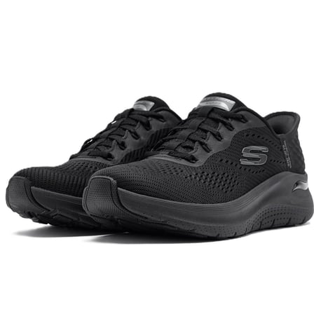 Skechers Arch Fit 2.0 Easy Chic Womens Sneaker Black Kadın Günlük Spor Ayakkabı Siyah