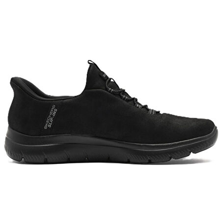 Skechers Summits-Korlo Memory Foam Mens Sneaker Hafızalı Taban Lastik Bağcıklı Erkek Günlük Spor Ayakkabı Siyah