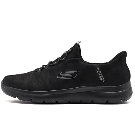 Skechers Summits-Korlo Memory Foam Mens Sneaker Hafızalı Taban Lastik Bağcıklı Erkek Günlük Spor Ayakkabı Siyah