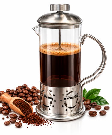 French Press - Dayanıklı Malzeme Filtre Kahve ve Bitki Çayı Demliği 350 ML