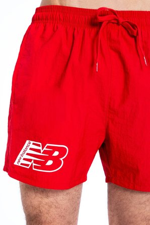 New Balance Lifestyle Men's Swim Shorts Erkek Deniz Şortu Kırmızı