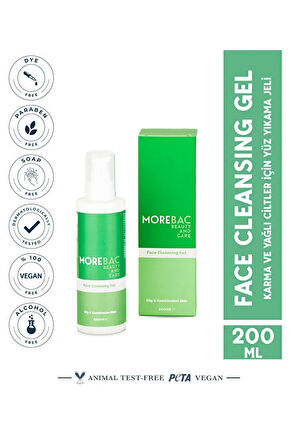 Face Cleansing Gel 200 ml Yüz Yıkama Jeli Yağlı/karma Ciltler