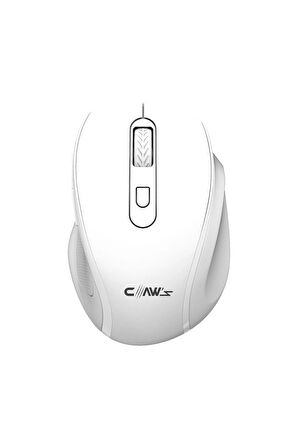 Genius 2.4 GHz USB Alıcılı & 3 Farklı Değiştirilebilir DPI Kompakt Kablosuz Mouse - Beyaz